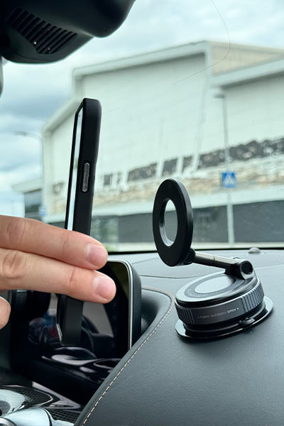 Vakumlu Manyetik Telefon Tutucu